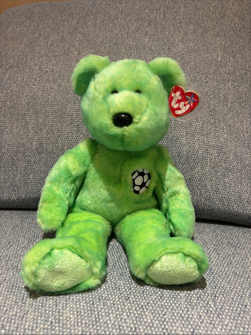 Ty Team Kicks large beanie baby!